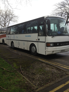 32 seater with toilet, boiler, fridge, sink, dvd